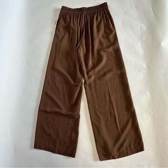 NWT Brown Old Navy High-Waisted Playa Wide-Leg Pants, SM - Picture 8 of 8